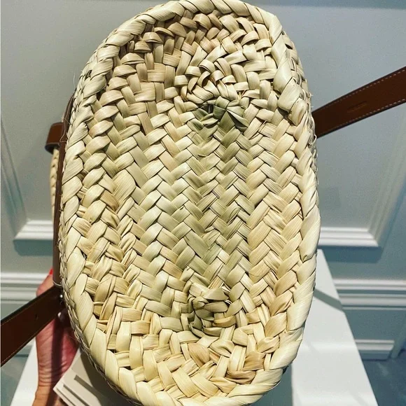 Brand new LOEWE Medium Palm Leaf and Leather Basket Bag - Picture 6 of 9